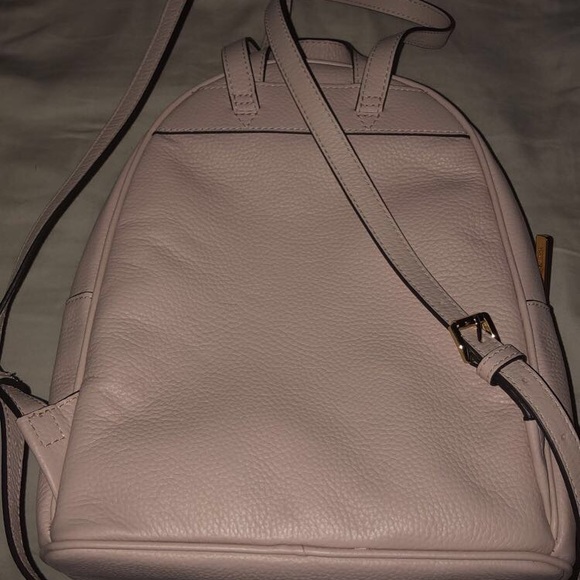 Brand New Michael Kors Abbey Medium Pebbled Leather Backpack - Picture 4 of 7